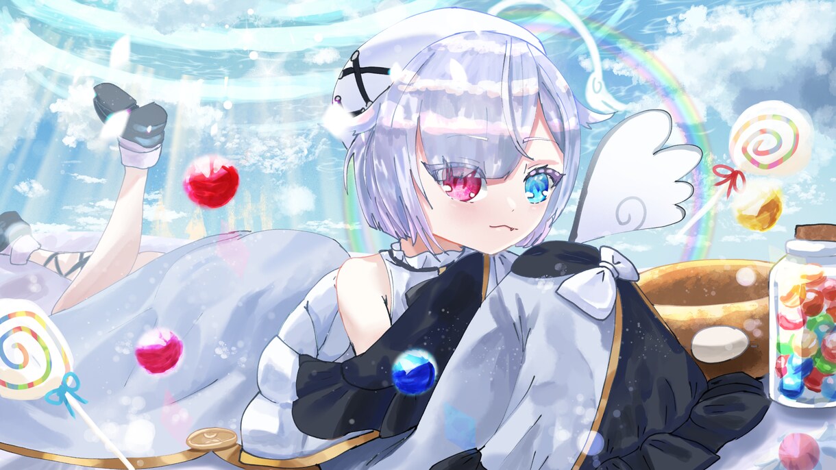 MV、ポストカード等の一枚絵描きます 美しいイラストをVtuberさんに イメージ8