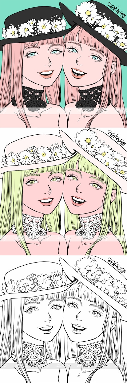 クール可愛いSNS用アイコン描きます 似顔絵でも、キャラクターでもOKです！ イメージ4