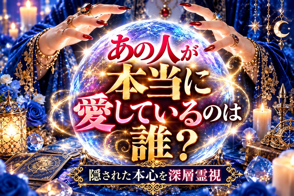 あの人が本当に愛している相手を深く霊視します あの人の心を占めるのは誰？隠された本音と愛情を深く霊視します イメージ1