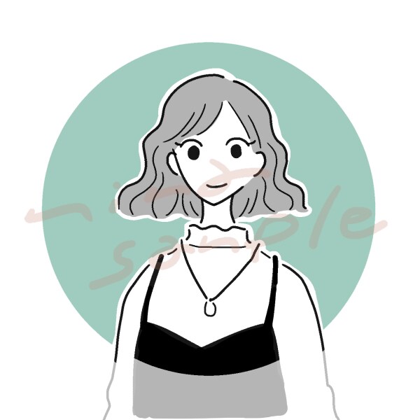 シンプルでかわいい♡アイコンイラスト描きます ♡小物やポーズ無料 ♡即日対応します イメージ4