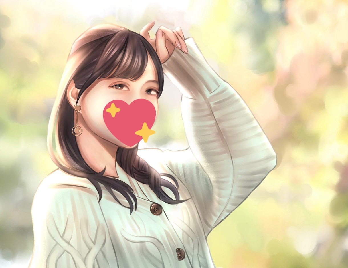 写真通りの似顔絵作成します イラスト化する写真を付属していただき、そのまま再現します。 イメージ2