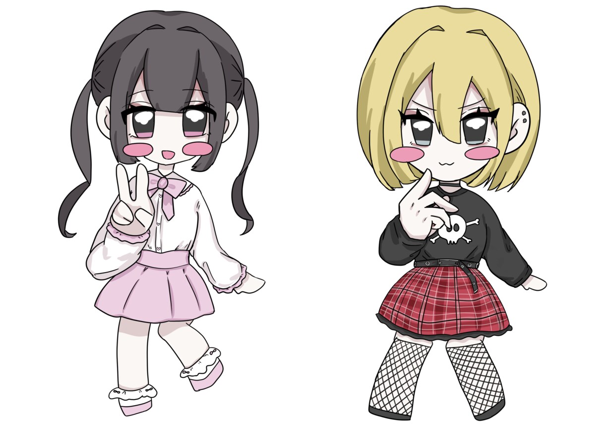 かわいい女の子が好きか方に描きます 色々な系統の可愛い女の子を描きます。 イメージ8