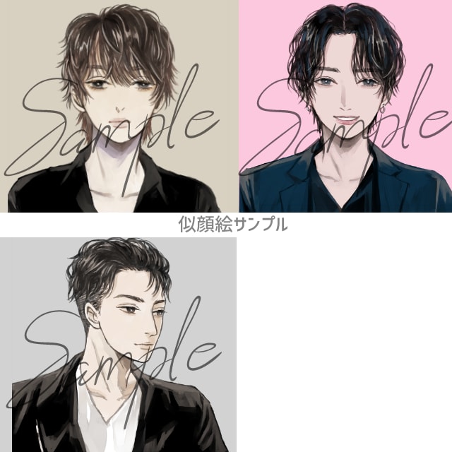 お試し版・シックで静かな厚塗りアイコン絵描きます オリジナル・版権・似顔絵 品質水準はサンプルご確認下さい イメージ9