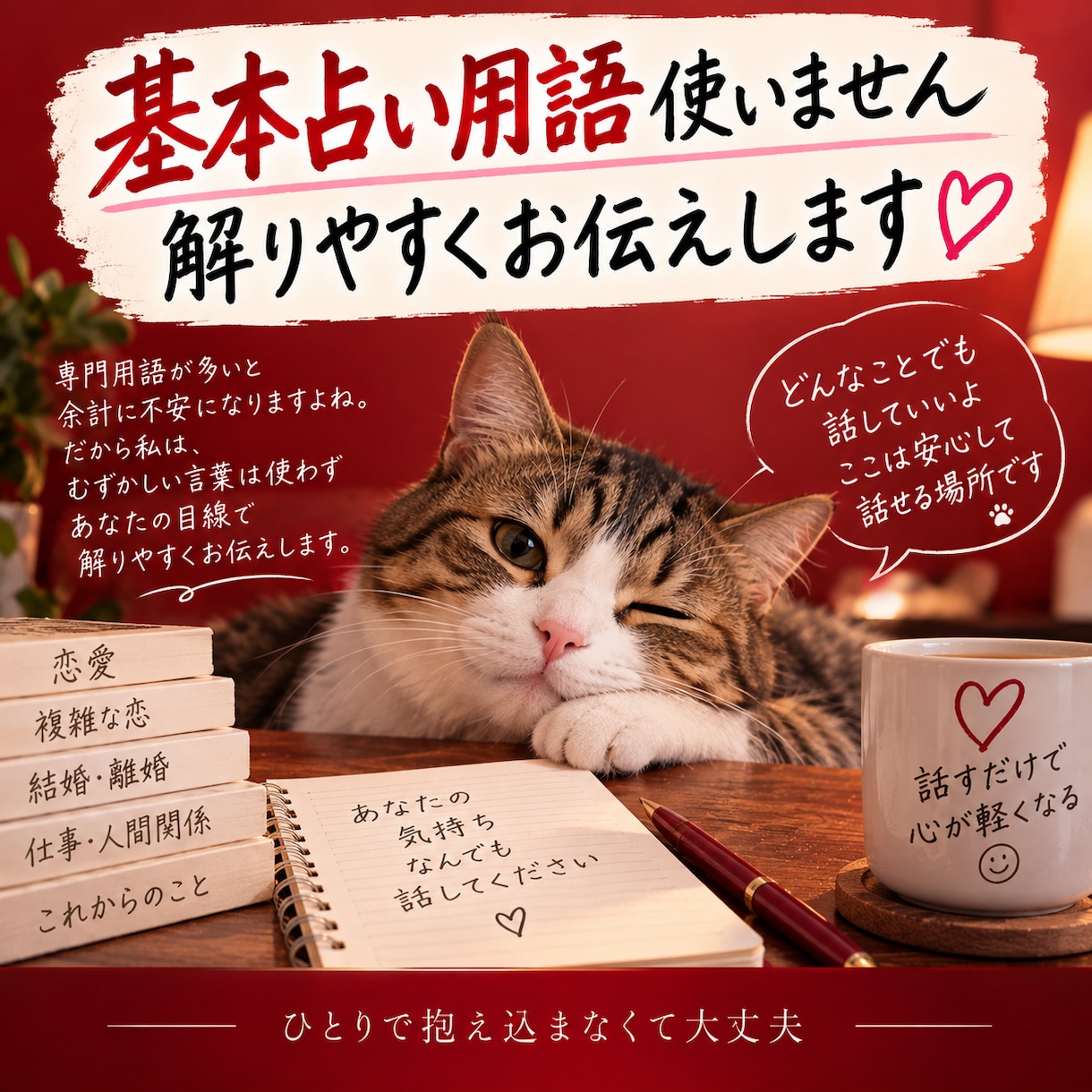 基本 占い用語使いません⚠️解りやすくお伝えします 占い用語を並べても御相談者様は素人！だったら理解しやすく！ イメージ2