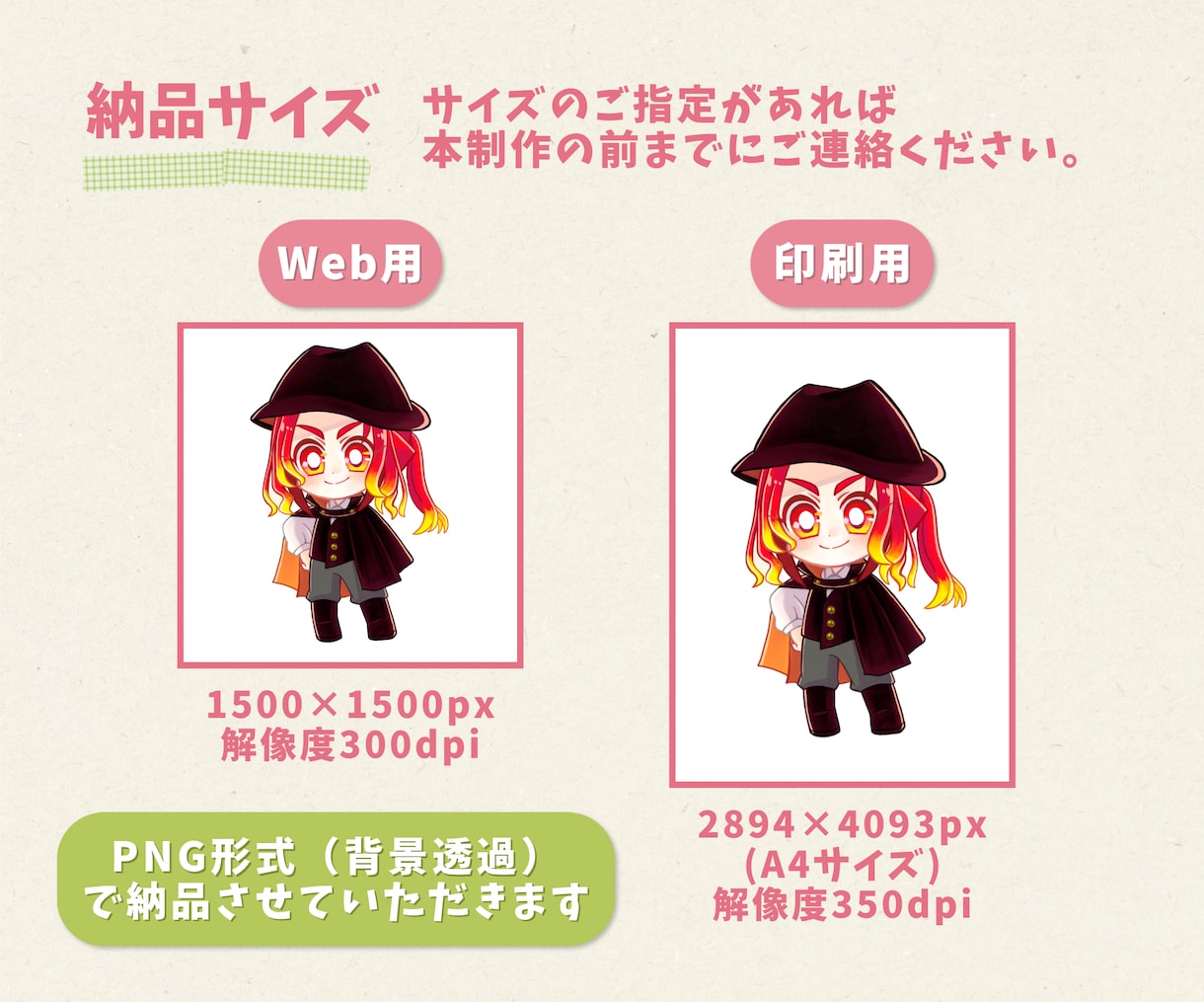 やわらかい雰囲気のミニキャラを制作します イメージキャラクターにお悩みの方へ、お気軽にご相談ください！ イメージ6