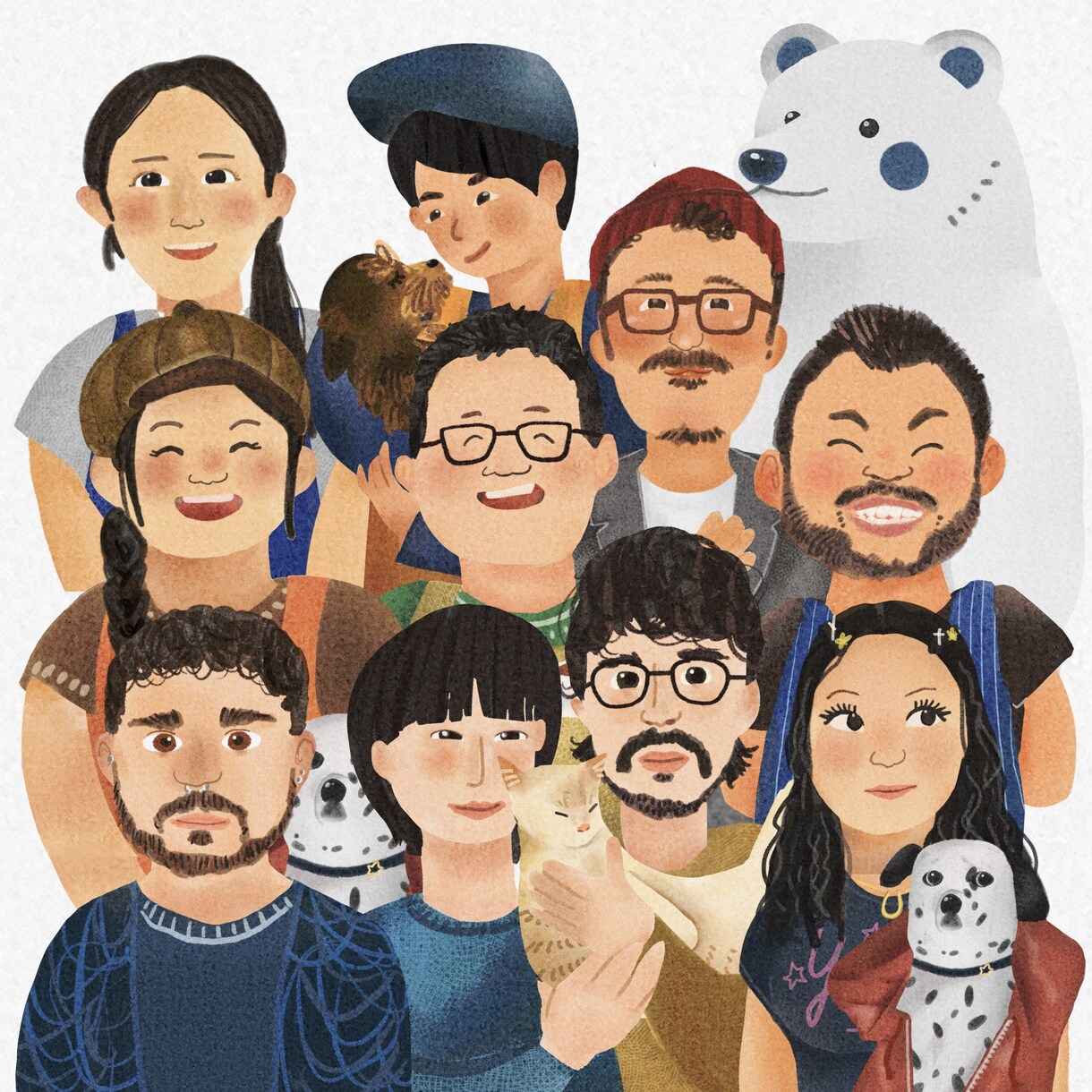 優しいタッチで似顔絵を描きます 絵本風の似顔絵を部屋に飾りませんか イメージ5