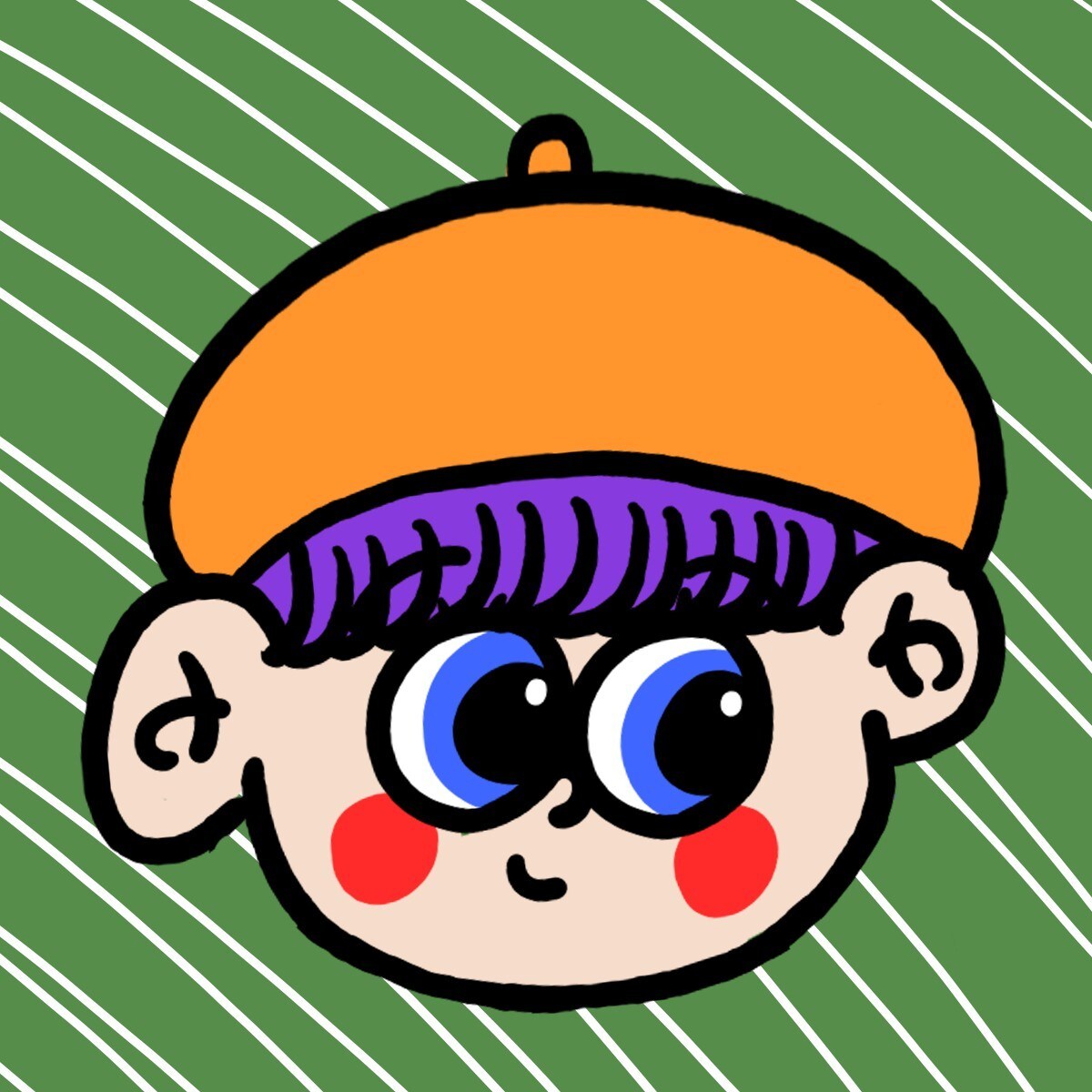 SNSアイコンで使えて目立つポップな似顔絵描きます 安く！早く！高クオリティーで！この3つを頑張ります！ イメージ6