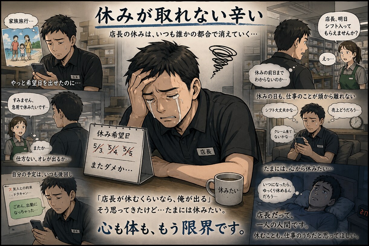 飲食店店長10年経験｜現場の悩みを解決します 「もう限界…」そんな店長の味方です。1人で悩まないで イメージ2