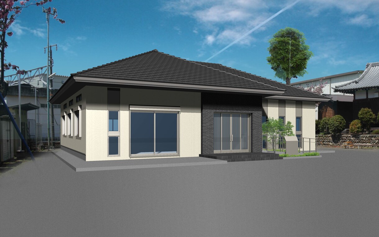 打合せに適した住宅の外観パースを作成します 建築士による実際の品番でのパターン出しに対応します！ イメージ8