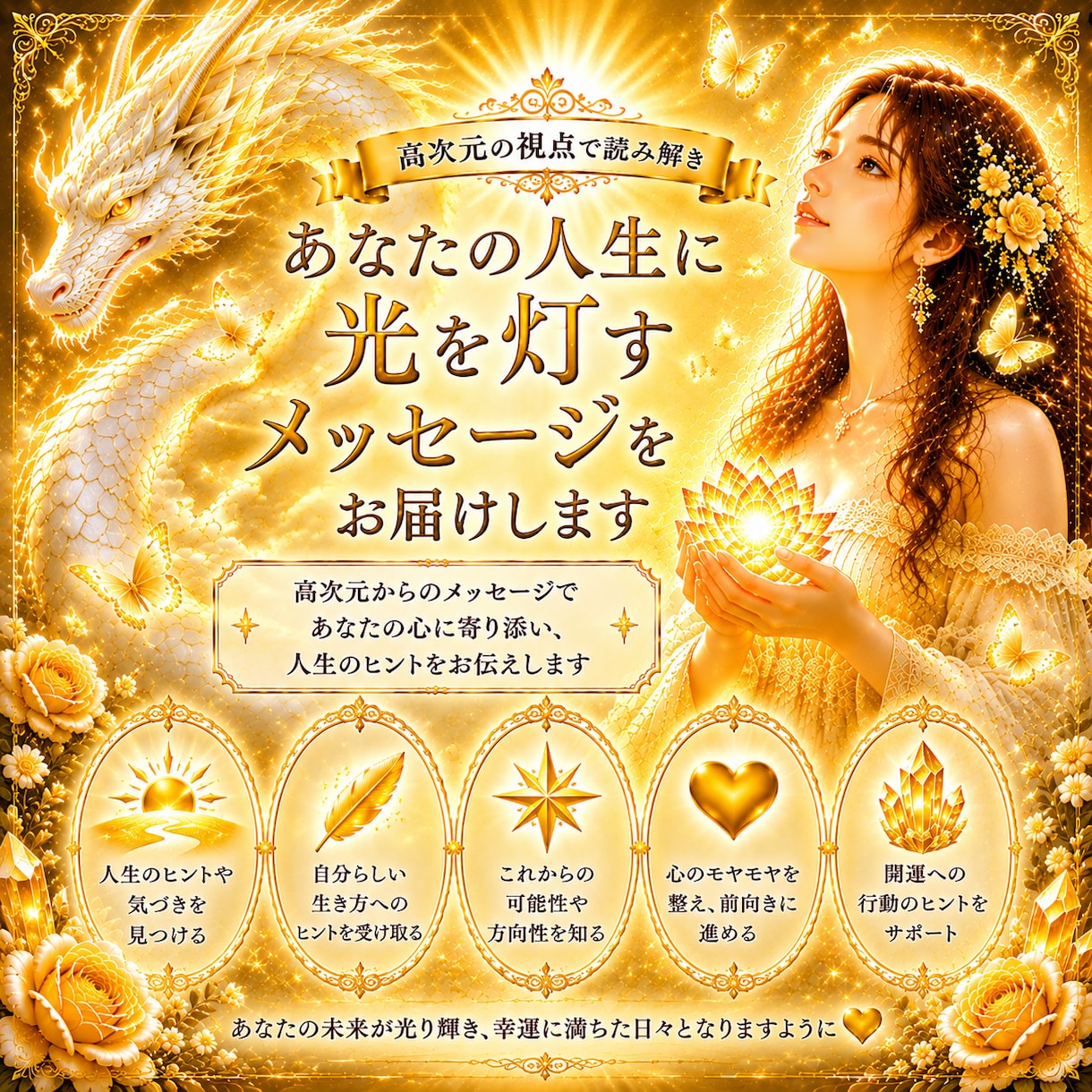 高次元メッセージ｜魂への導きを届けます ｜今のあなたに必要な深い気づきをお伝えします イメージ3