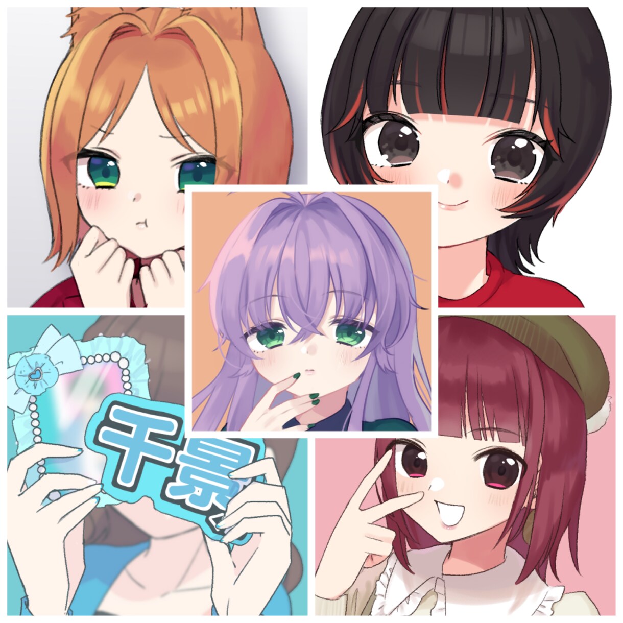 SNS用イラスト描きます リーズナブルでかわいい短納期対応のSNSアイコン制作 イメージ2