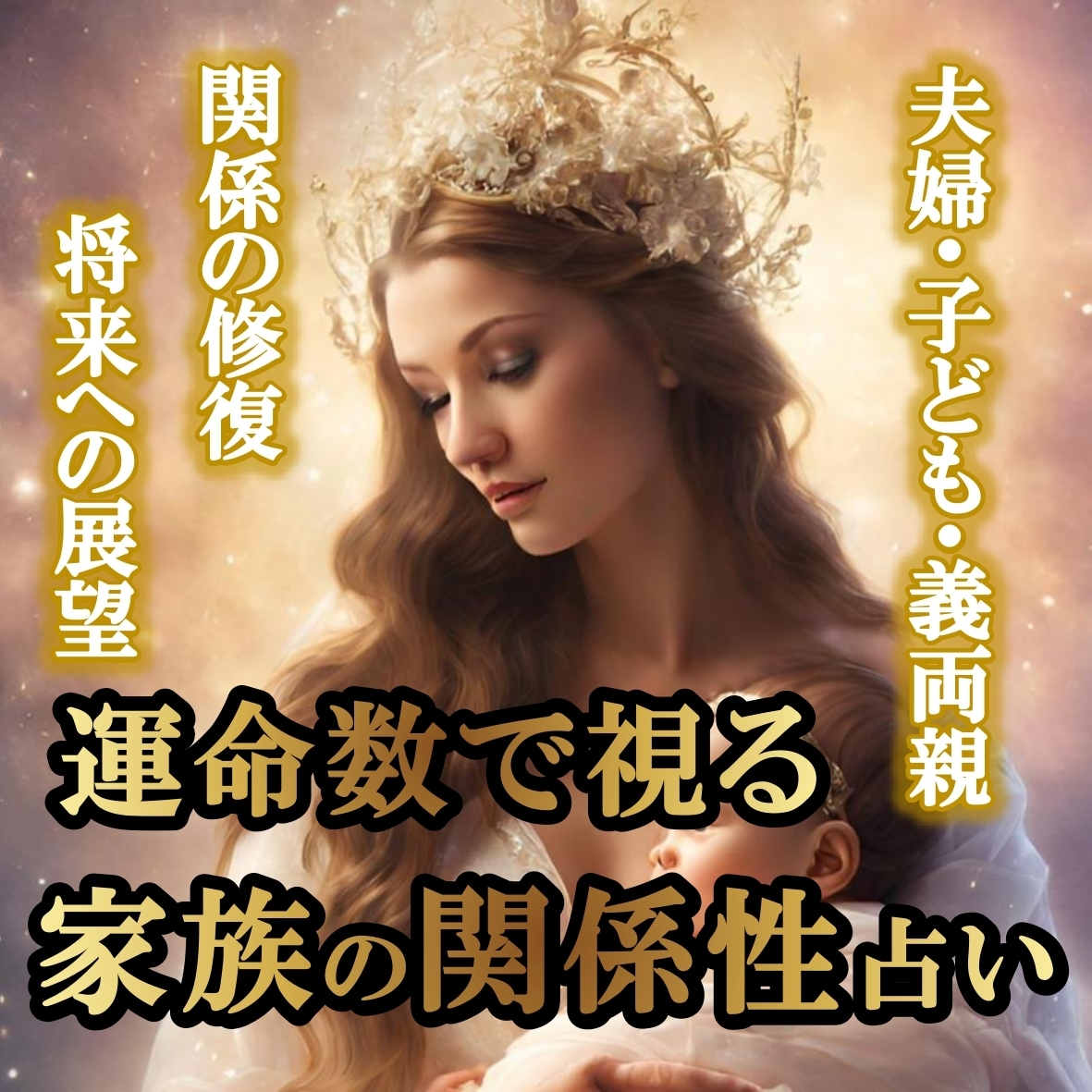 鑑定書データ送付☆家族の関係性を占います 夫婦・子ども・義両親｜家族にまつわる不安や悩みに寄り添います イメージ1