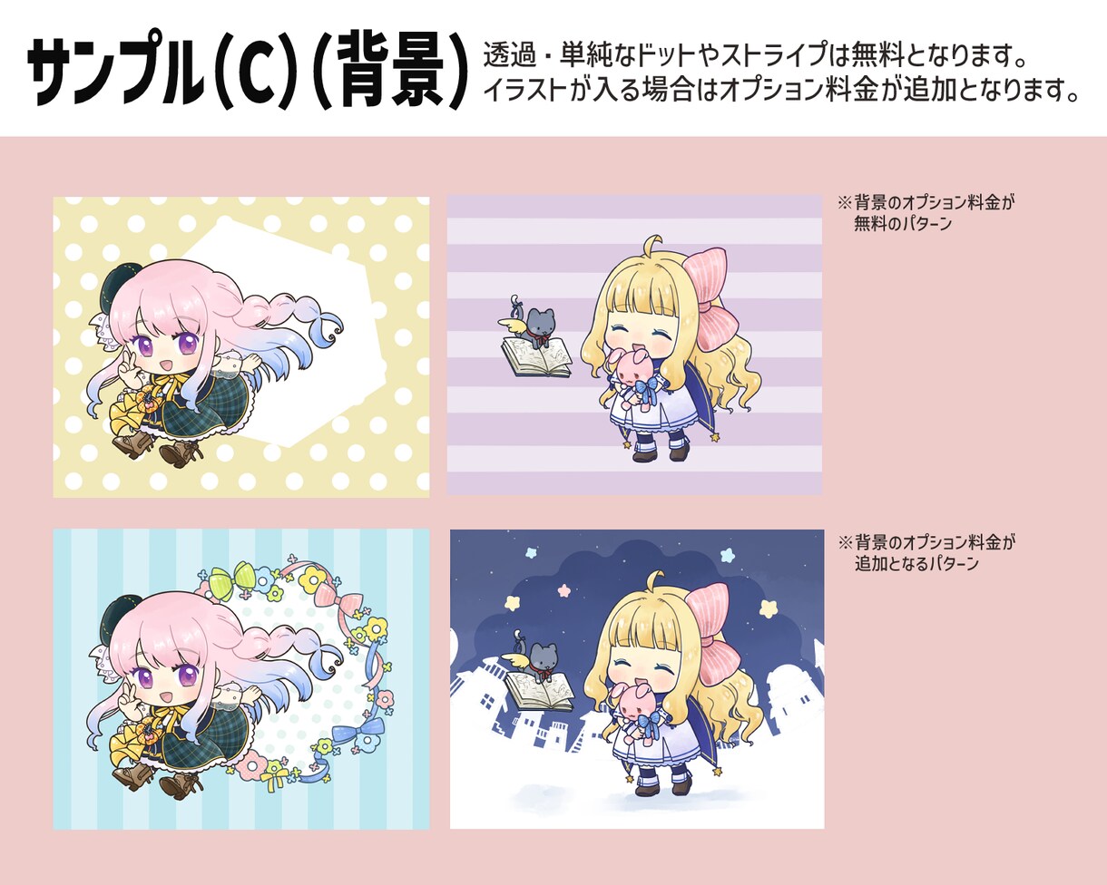 ミニキャラ・SDキャライラストを作成いたします [商用可・二次使用可]アイコン・ヘッダーやグッズ等に！ イメージ9