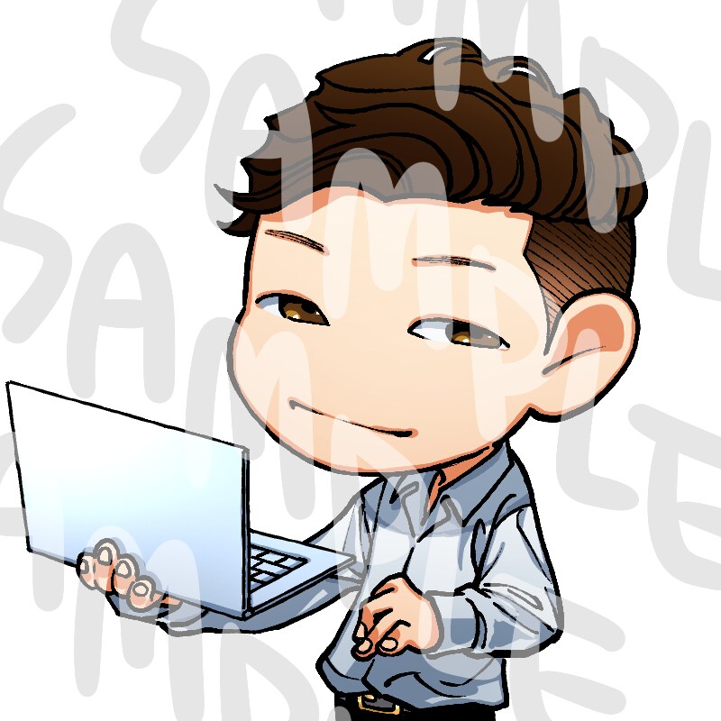 商用可デフォルメ・等身アイコン描きます SDキャラからリアルタッチまで・完成まで1日～ イメージ8