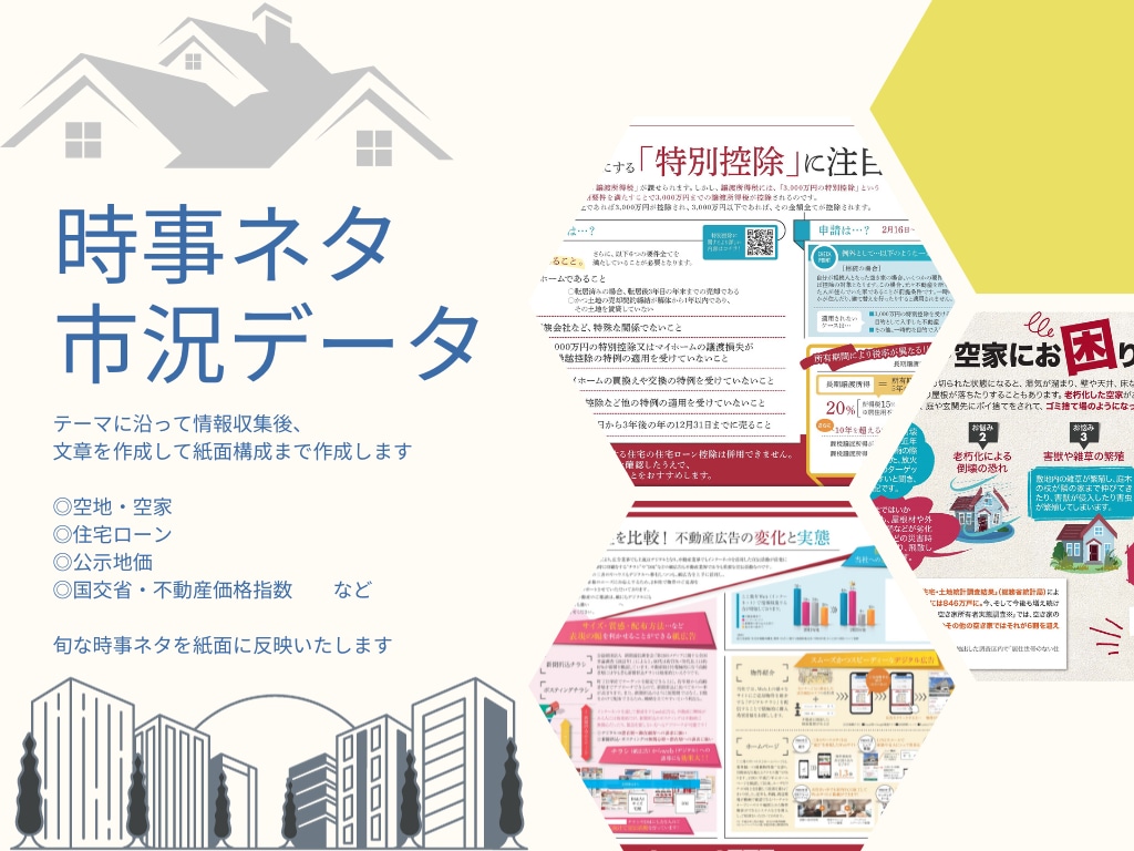 Canvaで作る！不動産チラシ｜文章から対応します 大手不動産会社の広告制作10年｜構成・コピー作成可 イメージ2