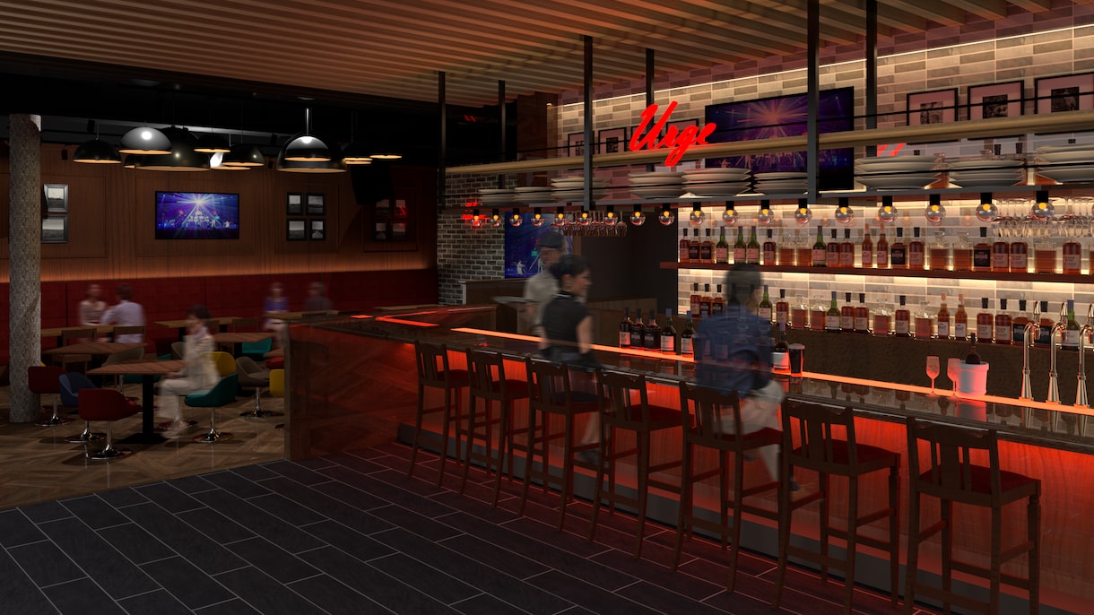 飲食店・美容室・オフィス等の3DCGを承ります フォトリアルなCGをお作りいたします。 イメージ2