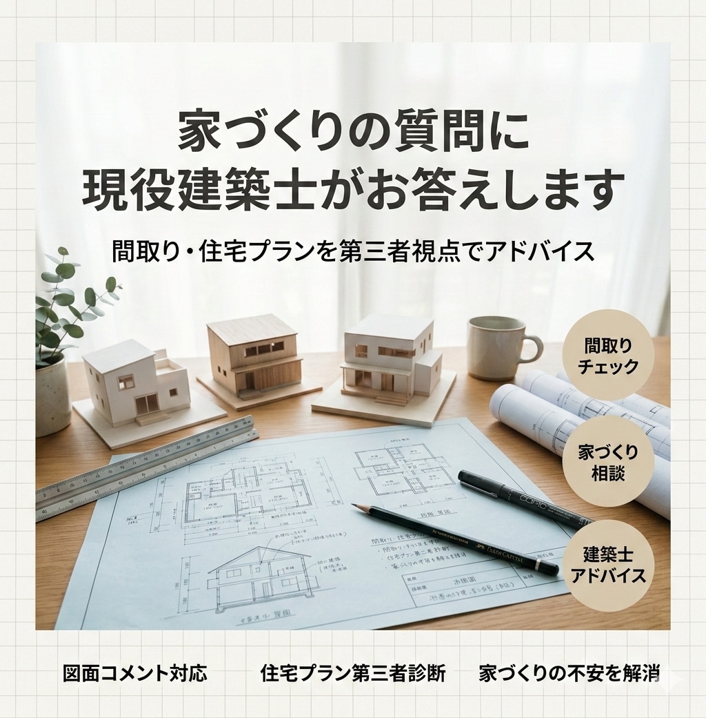 家づくりの質問に現役建築士がお答えします はじめての家づくり、専門家に気軽に質問できます イメージ1