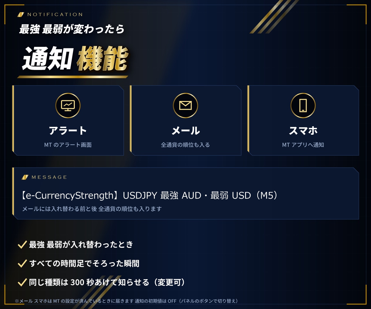 MT4/MT5通貨の強弱を強い順にバーで表示します 8通貨の強さを28ペアのRSIから数値にして並べる イメージ7