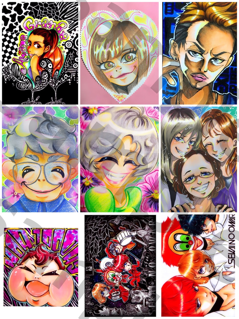 似顔絵描きます アイコン、ヘッダー、プレゼント、イベント等多様、絵柄も豊富！ イメージ3