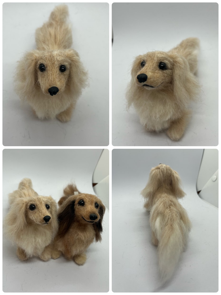 羊毛フェルトで作るリアルな犬の制作方法になります 愛犬さんを羊毛フェルトで作ってみませんか？ イメージ7