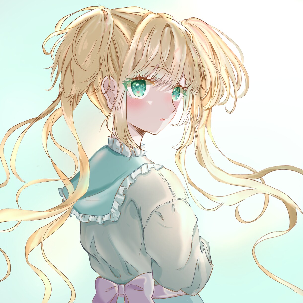 あざと可愛い女の子の1枚絵を描きます！ます パステルカラーのあざと可愛い女の子を描きます！ イメージ5