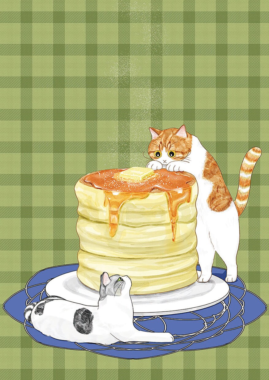 猫の可愛い似顔絵イラスト描きます 猫の種類、ポーズなどはご要望に合わせます◎ イメージ2