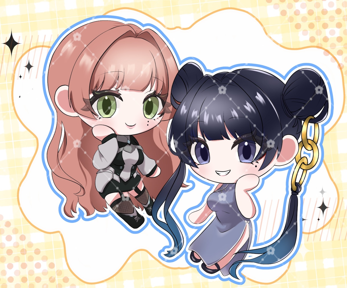 最短即日！デフォルメ(SD)イラスト描きます 活動者応援！嬉しい《初回特典付き》 イメージ9