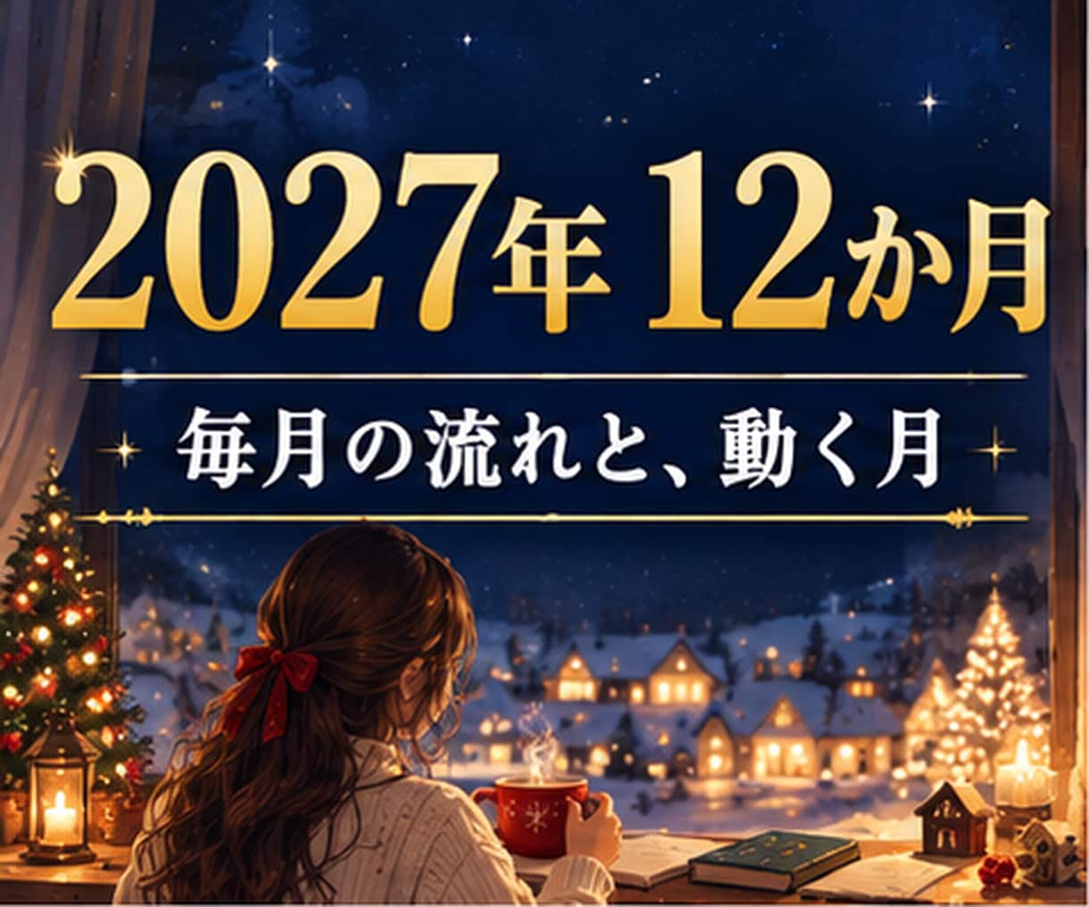 2027年の運勢｜12か月の流れと動く月を占います 【5,000字以上】2027年の12か月、毎月の流れと動く月 イメージ1
