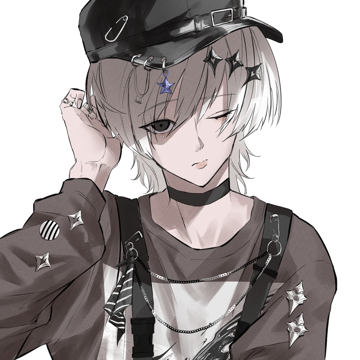 キャラクター、立ち絵、MVイラスト、表紙描きます クールでかっこいいイラストを描きます イメージ9
