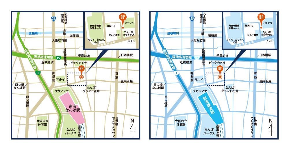 シンプルな地図・マップを3,000円で作成します 住所だけからでも作成可能！修正は何度でも！ イメージ2