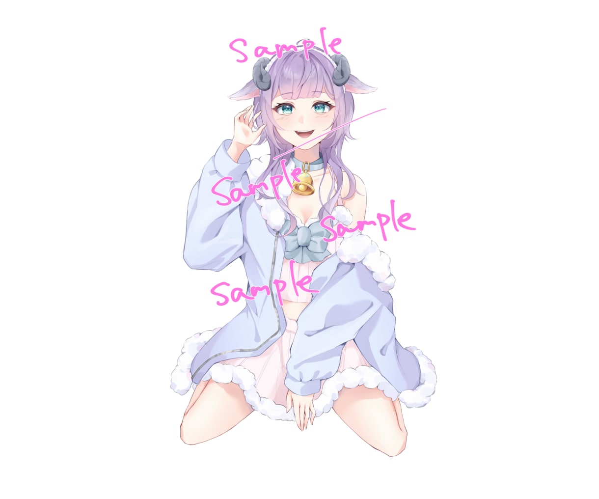 SNSアイコン・一枚絵・配信用立ち絵制作します やわらかく透明感のあるイラストを丁寧に描きます イメージ9