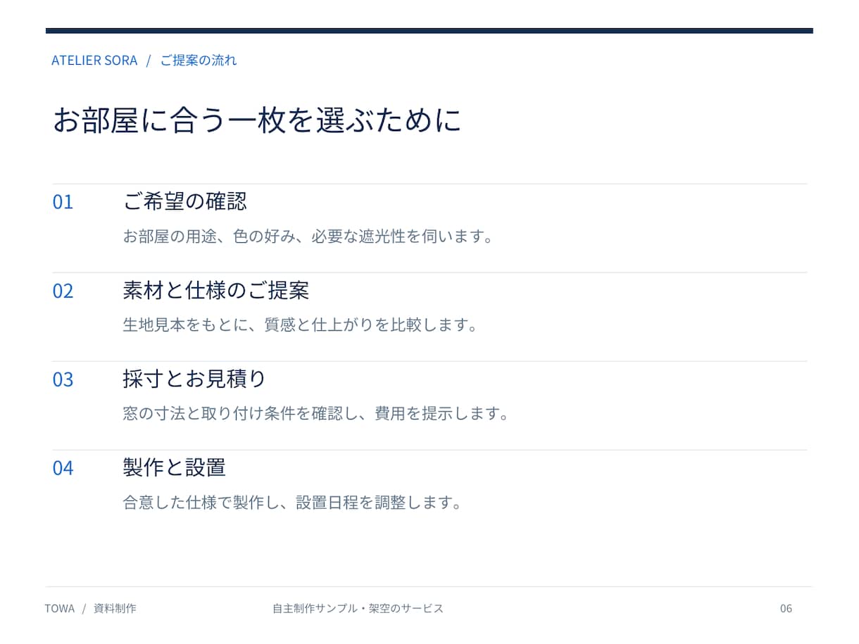 営業資料・提案書を見やすく整えます ５ページまで対応。編集できるパワポとＰＤＦ納品 イメージ6