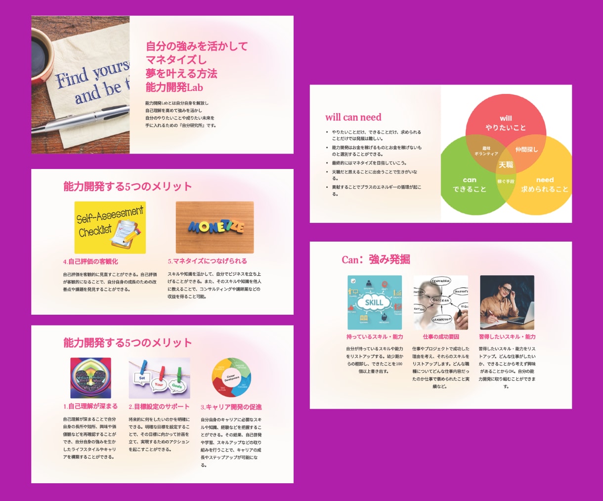プレゼン資料・セミナー資料作成のお手伝いします Canvaで「成果につながる伝わる資料作り」をサポート イメージ3