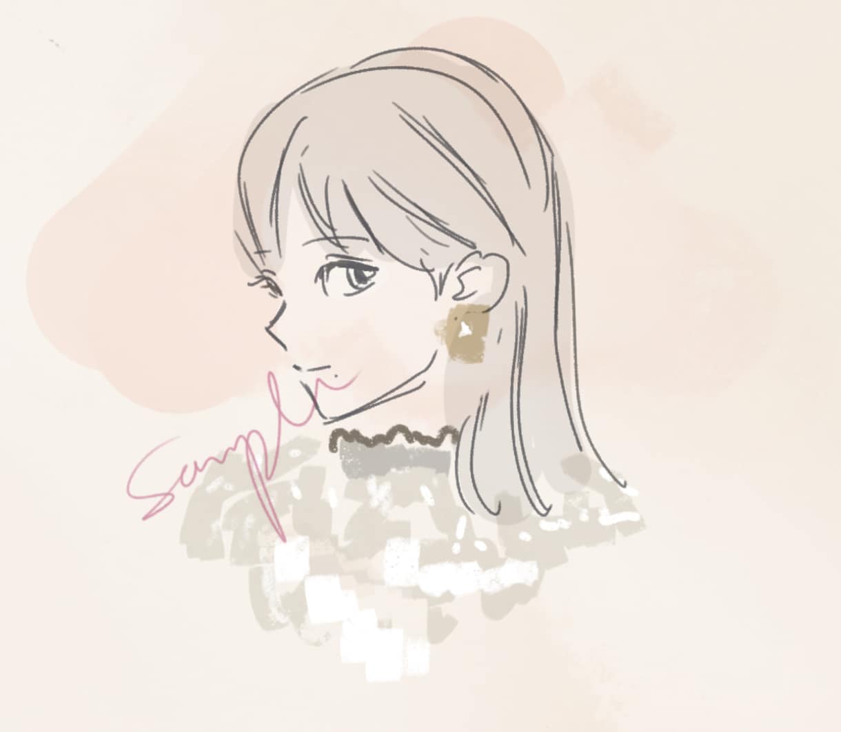 sns、印刷物等色々な用途に イラストを描きます ファッショナブル絵柄♪商用利用ok イメージ2