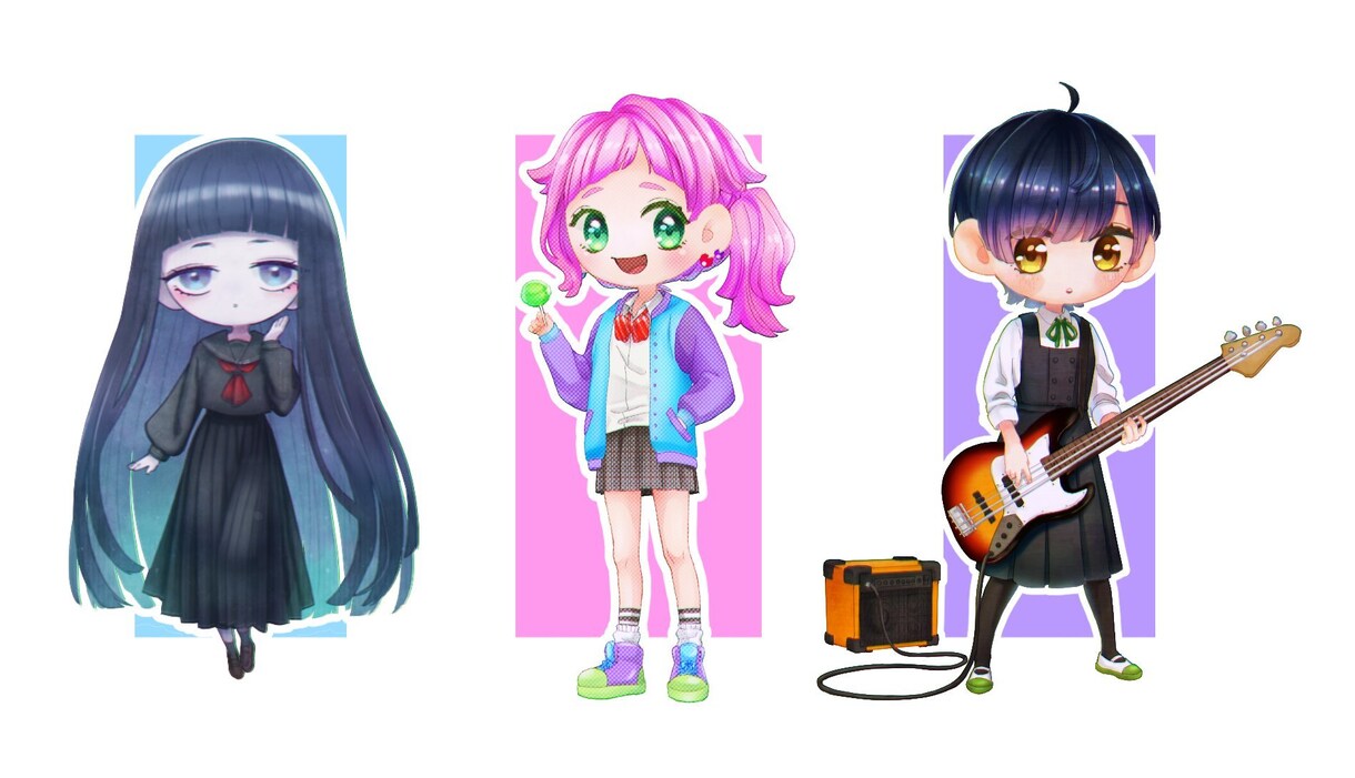 かわいいアイコン、サムネ描きます ヘッダー、立ち絵、その他イラストご依頼ください！ イメージ2