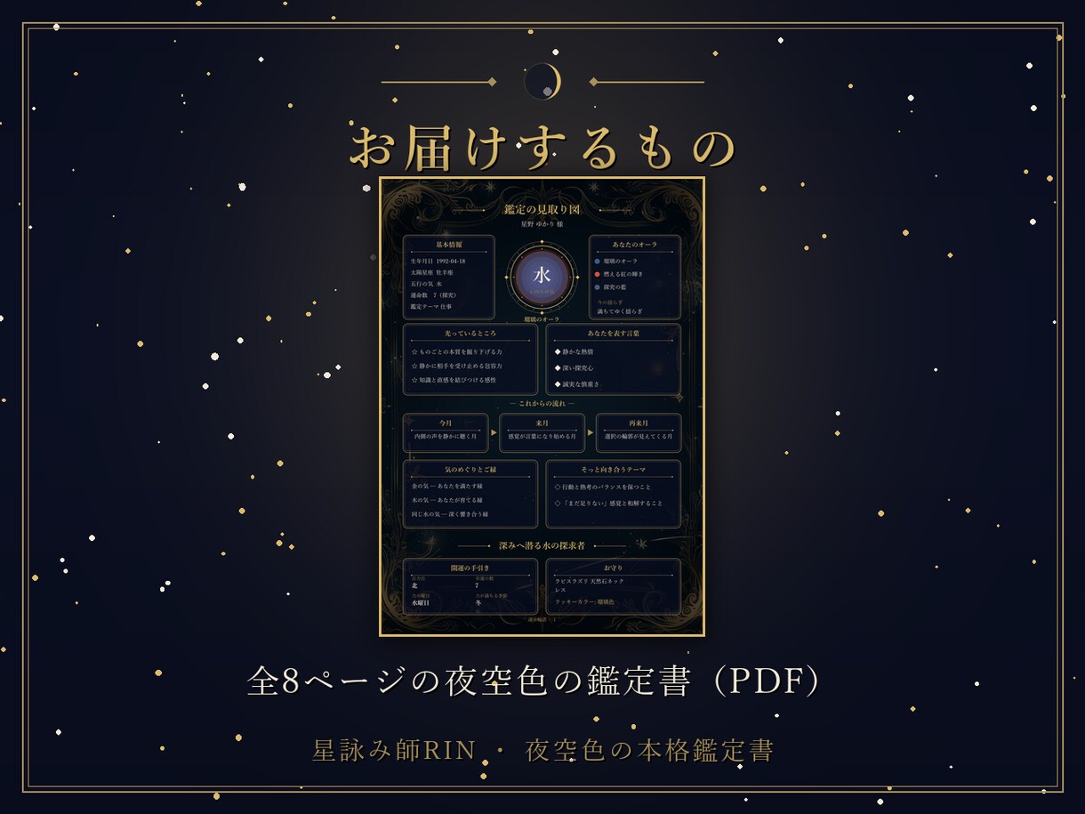 恋愛・仕事・お金の流れを 一冊の鑑定書にします オーラの色から、人柄を1300字で深く読み解きます イメージ2