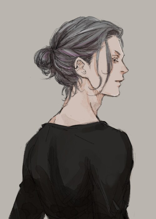 アイコン作成いたします お耽美な男性、お人形のような女の子のイラストが得意です！ イメージ5