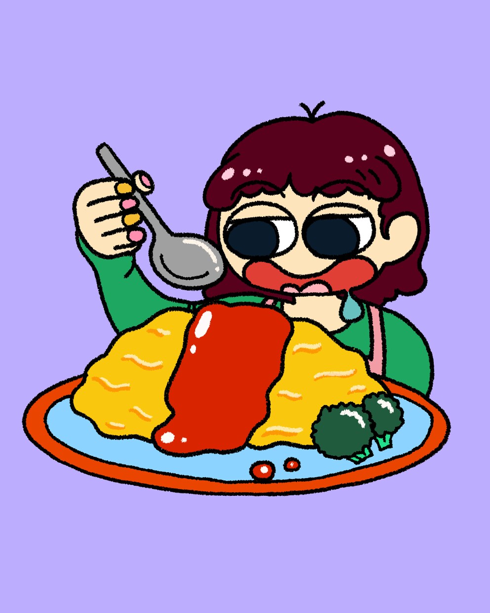 ゆるーい動物・フード・人物イラスト作ります 可愛い・ゆるい・ビビッドなイラストをお求めの方に！ イメージ2