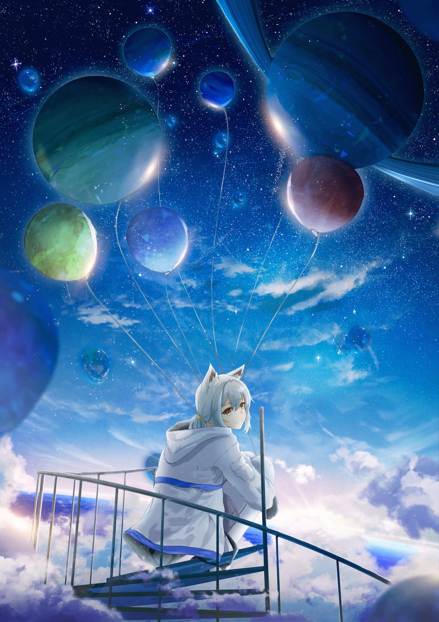 幻想的で魅力的な一枚絵や背景イラストを制作致します MVやサムネイル、配信用背景や装画など対応可能です！ イメージ8