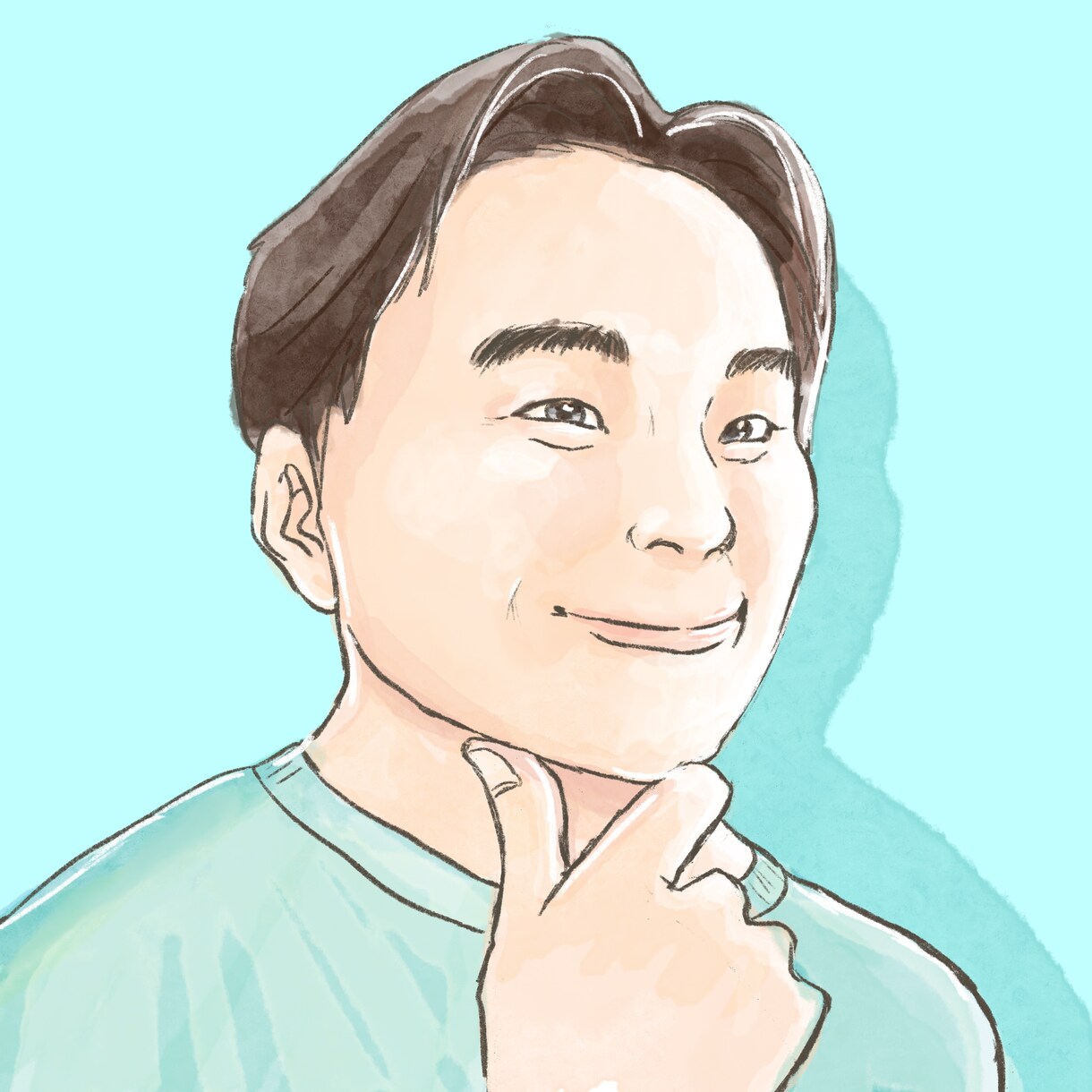 商用OK！ペットも！似顔絵アイコン描きます あたたかく優しいタッチの似顔絵アイコン描きます。 イメージ4