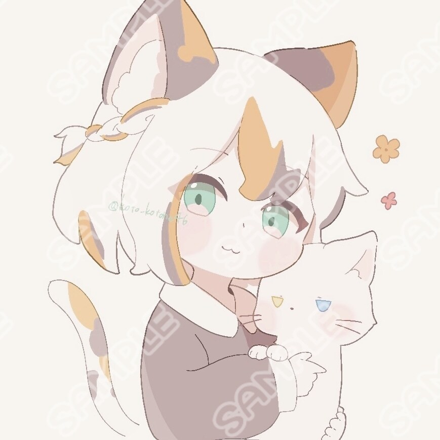 シンプルかわいい、デフォルメアイコンお描きします 暖かみのある色合いで、ふんわりかわいい絵柄です^. .^ イメージ1
