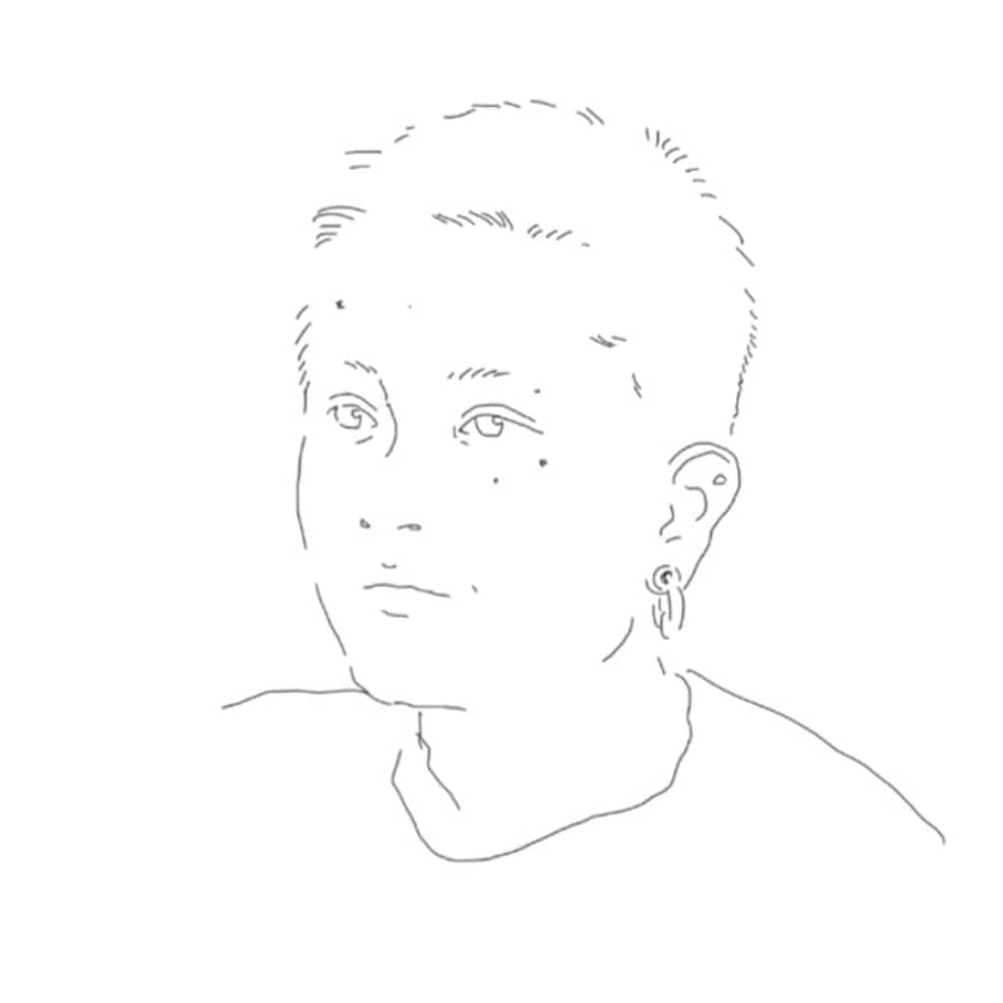 おしゃれな似顔絵を作成します レトロでシンプルな似顔絵を作成します イメージ3