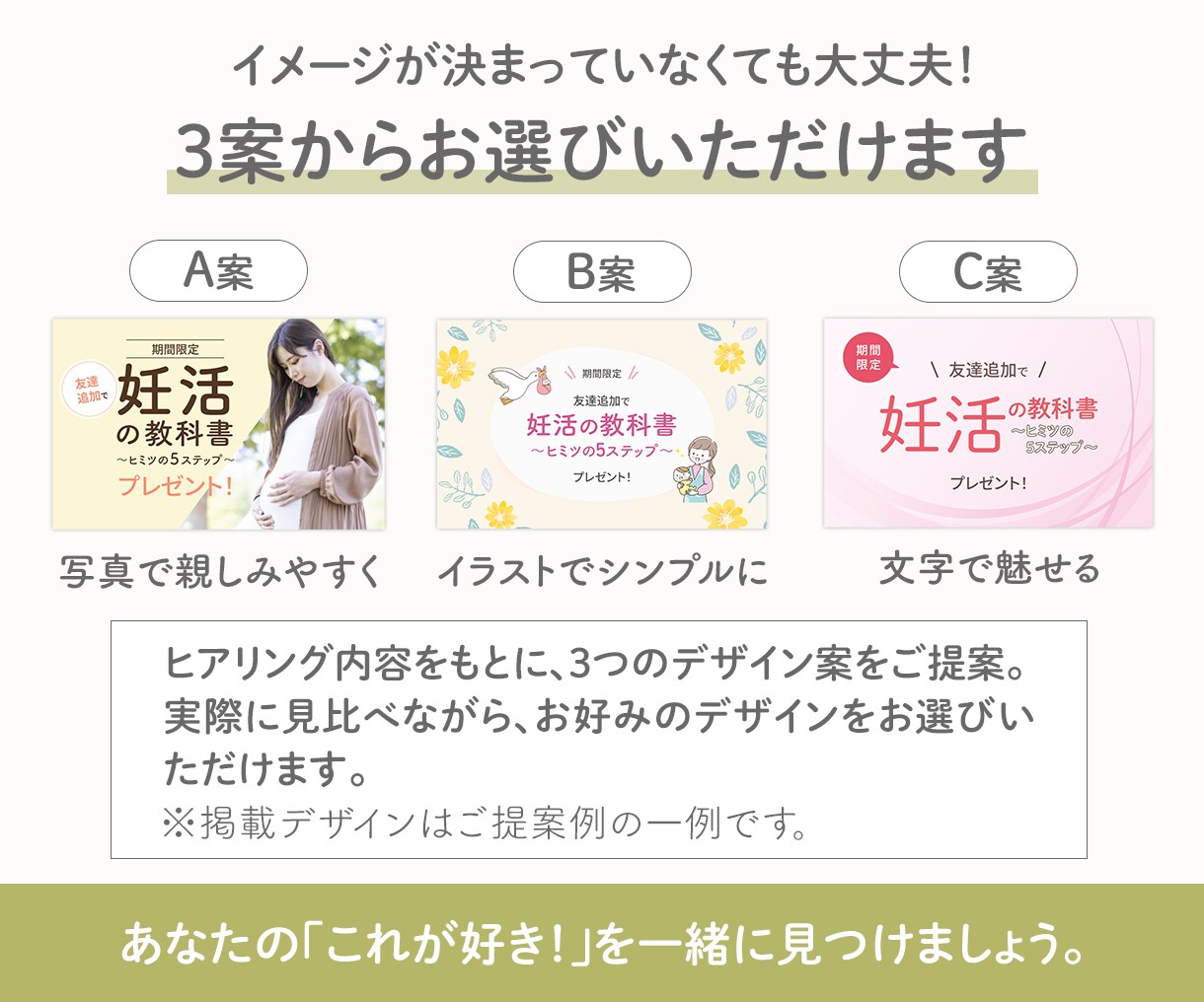 低価格でWeb画像を丁寧に制作します 初めての方も安心｜3案から選べて修正無制限！ イメージ3