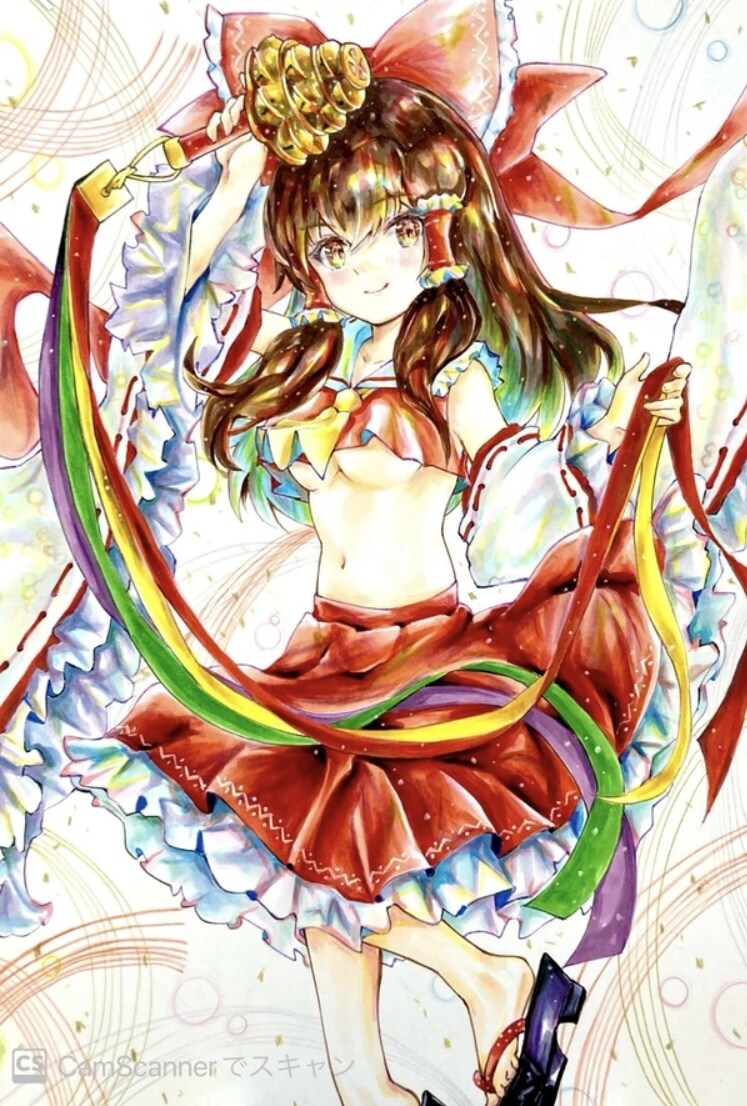 あなただけの一点物アナログイラストを制作いたします コピックで鮮やかな色彩で可愛い女の子を描きます。 イメージ10