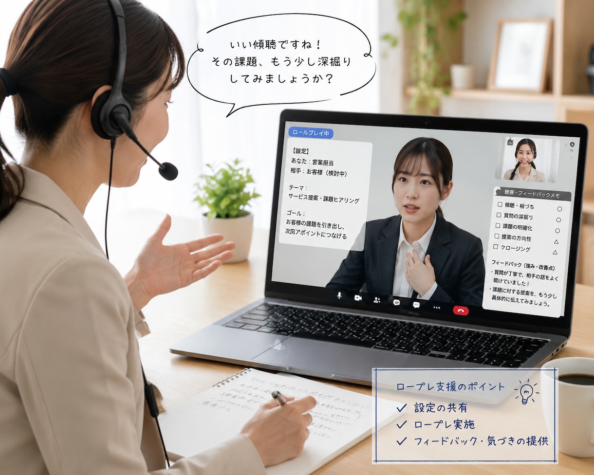 国家資格キャリアコンサルタントロープレ支援します 話しやすい雰囲気で、苦手を一緒に分析しましょう! イメージ1
