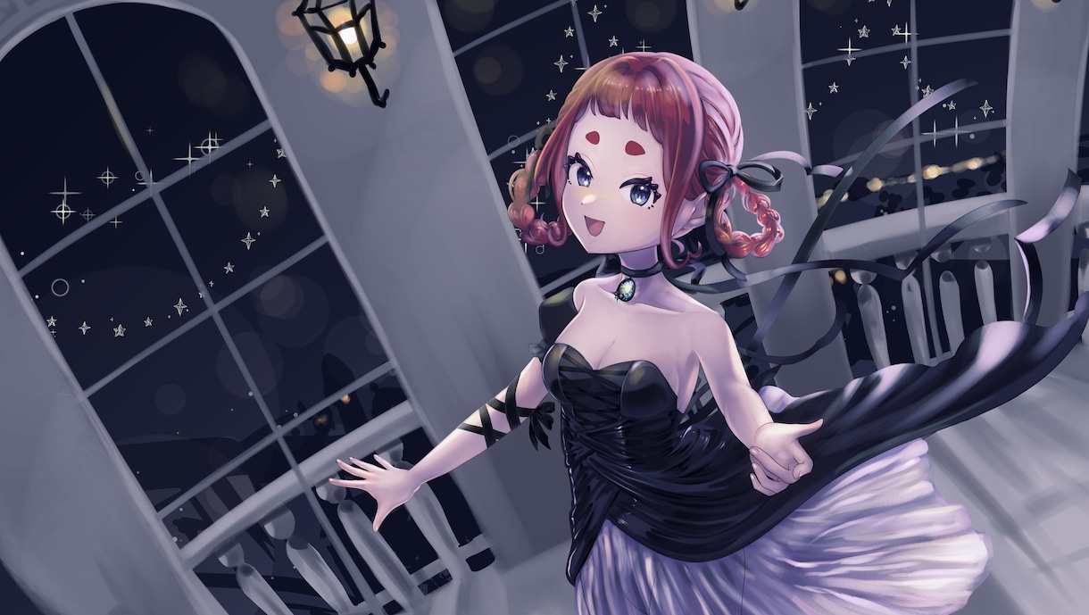 かわいい雰囲気か重厚な雰囲気の一枚絵を描きます 表紙用、歌みた用、記念イラストなどにご利用いただけます。 イメージ2