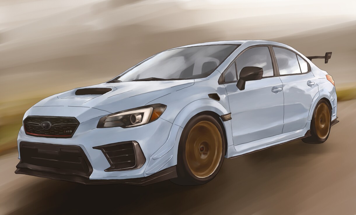 あなたの愛車、イラストにします 写真を元に、あなたのお車をデジタルでイラストを描きます！！ イメージ5