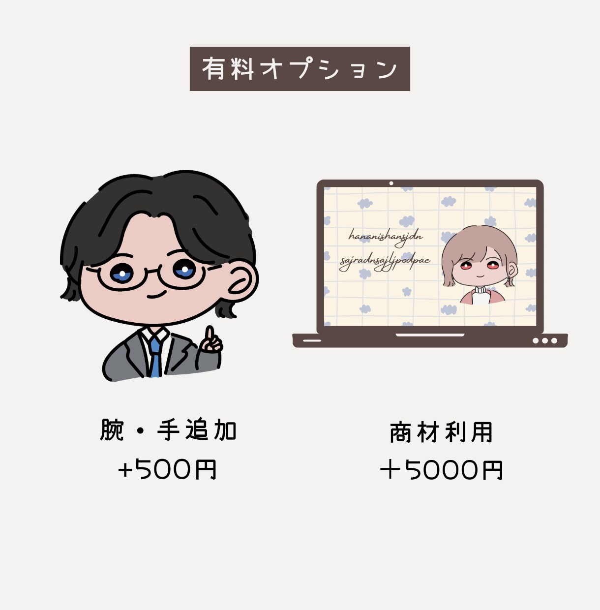 ゆるっと可愛いイラスト描きます SNSアイコン・ブログ等の商材利用もできるゆるっとイラスト！ イメージ4