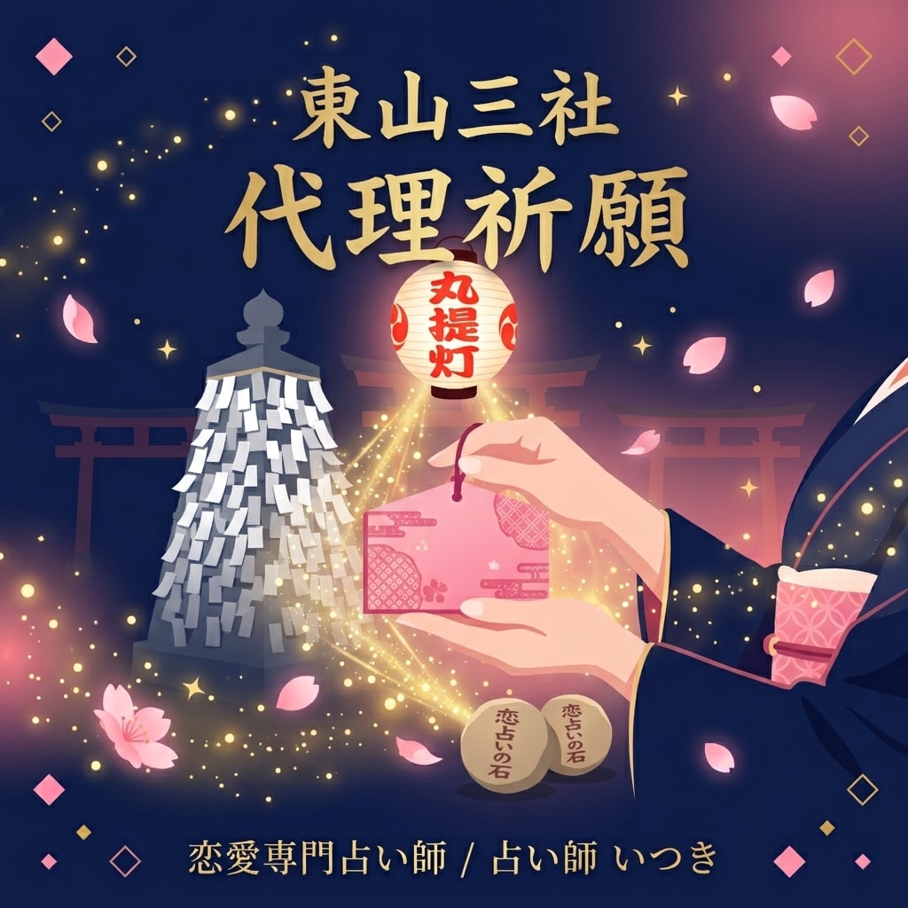 恋愛占い師が京都東山3社を代理祈願します プロの鑑定師が安井・地主・八坂 東山3社を巡り代理祈願 イメージ1