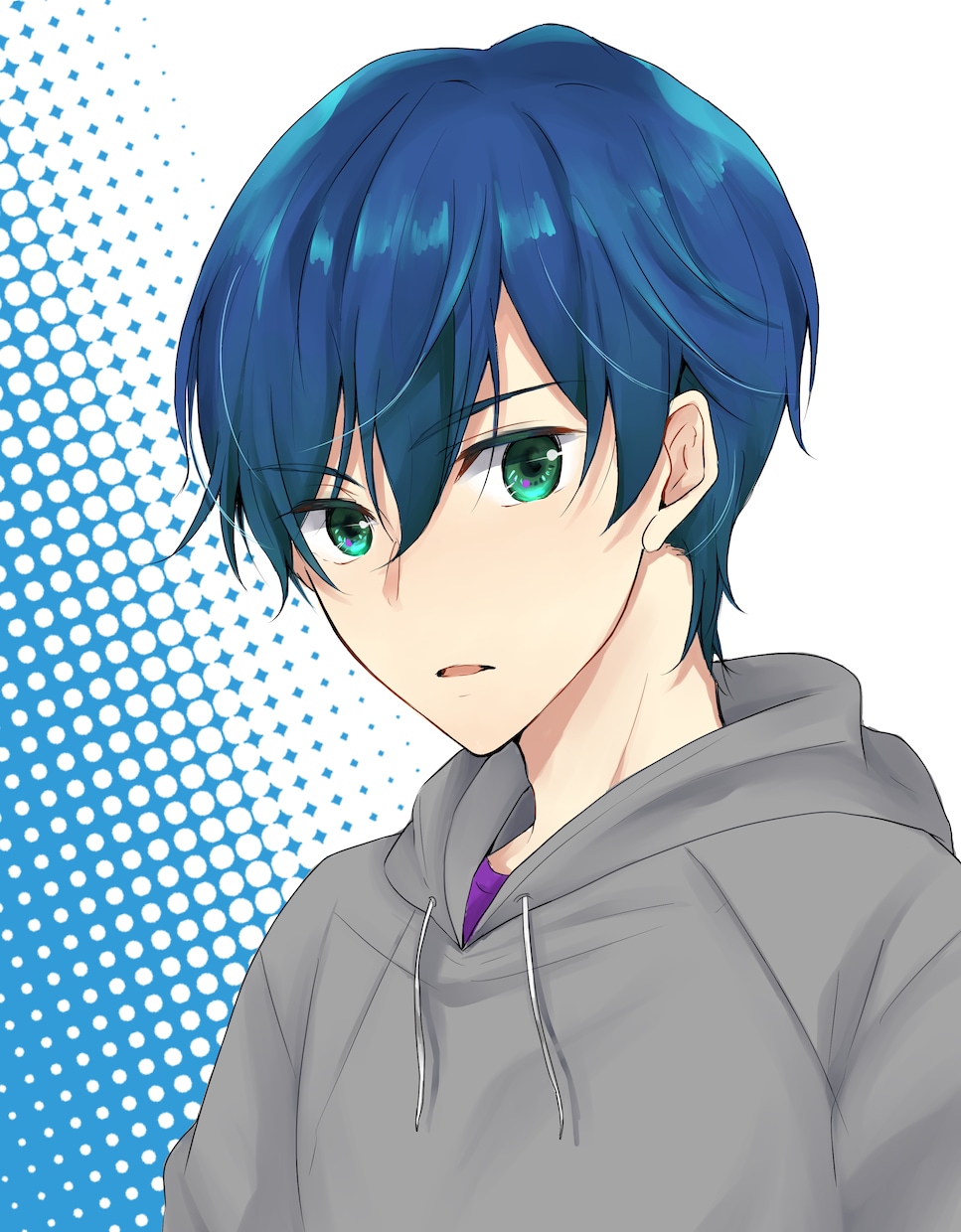 かっこいい男の子のイラストを描きます 立ち絵、アイコン、ヘッダー、表紙など丁寧に描かせて頂きます イメージ3